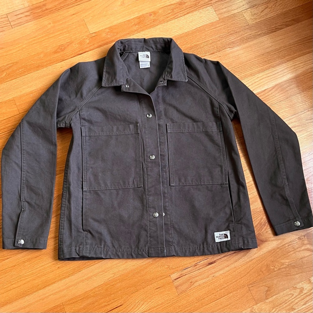 THE NORTH FACE WOMEN'S GRAY BERKELEY UTILITY JACKET -MEDIUM-